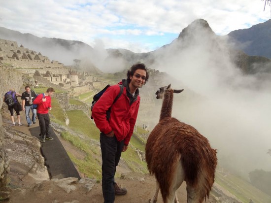 Me At Machu Pichu With A Friend