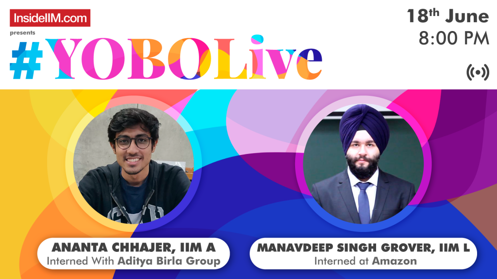 YOBOLive Episode 1, IIM A, IIM L Students Talk About Acads Vs. Extra Curriculars