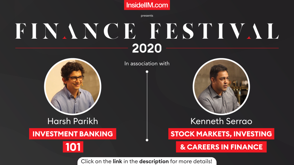 InsideIIM Finance Festival 2020 | Learn From Industry Stalwarts