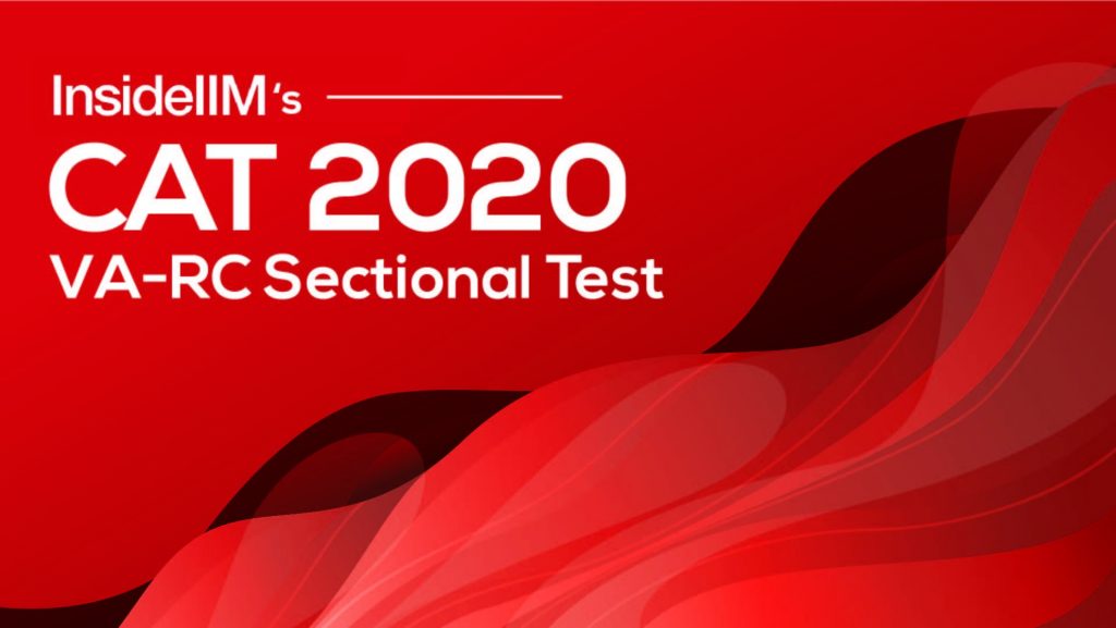Take VA-RC Sectional Test 2 | InsideIIM's CAT Weekly Test Series