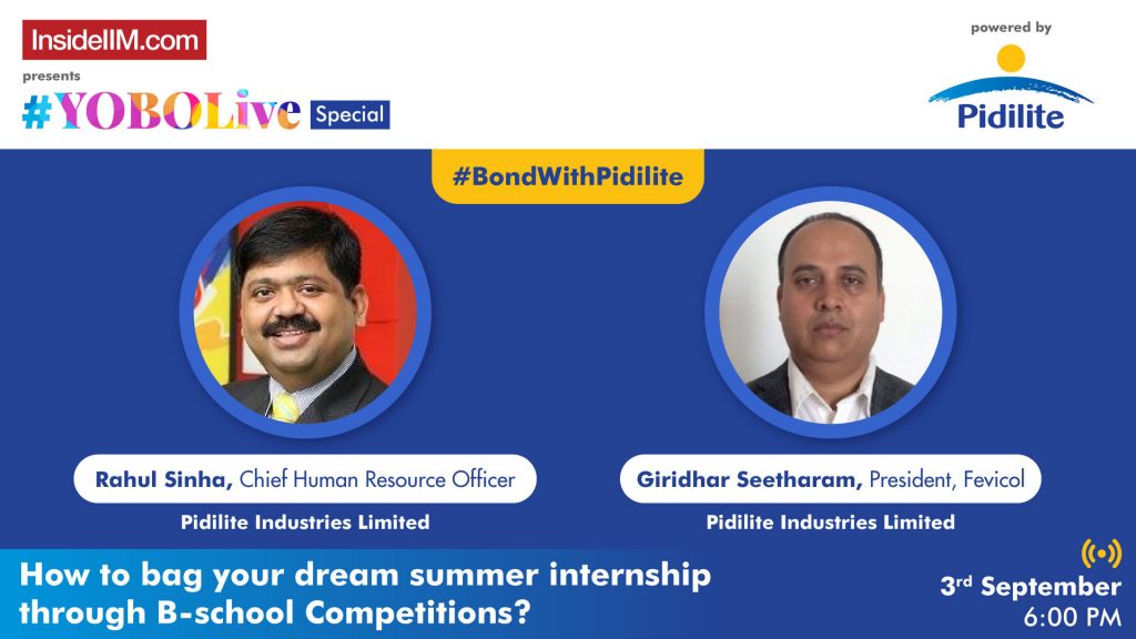 Your Shortcut To Summer Internships: B-School Competitions | Webinar Powered By Pidilite, Ft. IIM B, XLRI