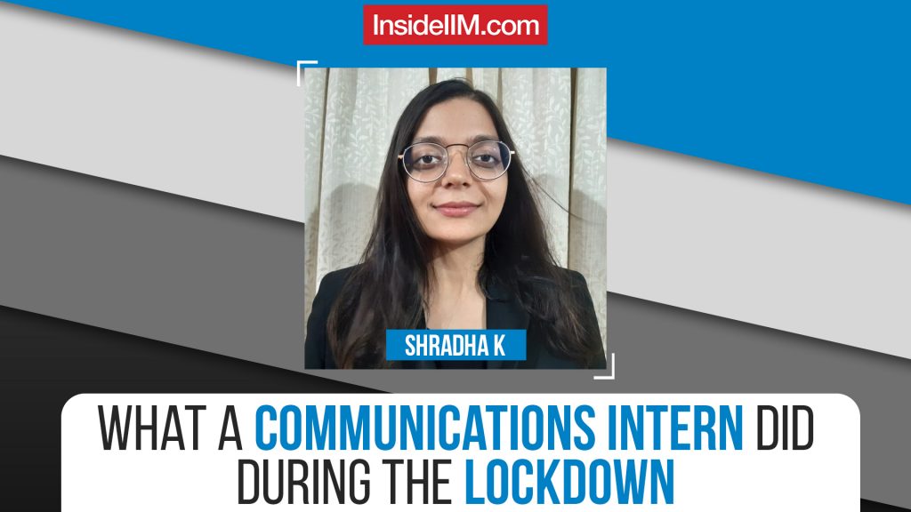 How I Managed My Internship Amidst Lockdown, Ft. Shradha K, Tata Steel