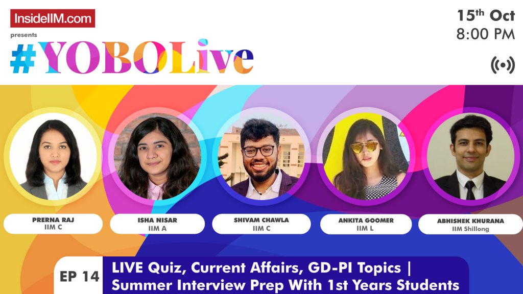 LIVE Quiz, Current Affairs, GD-PI Topics | Summer Interview Prep Ft. IIM A, C, L, Shillong