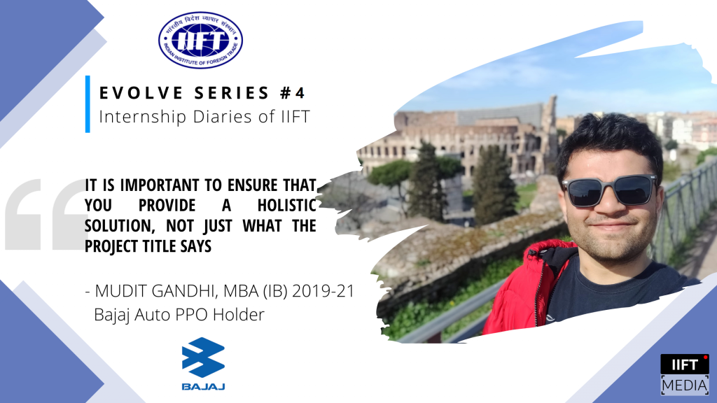 Connecting The Dots, Looking Forward - Mudit Gandhi, Bajaj Auto PPO Holder - Evolve Series #4