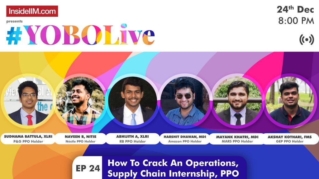 How To Crack An Ops, Supply Chain Role | P&G, Nestlé, Amazon - YOBOLive Ep.23