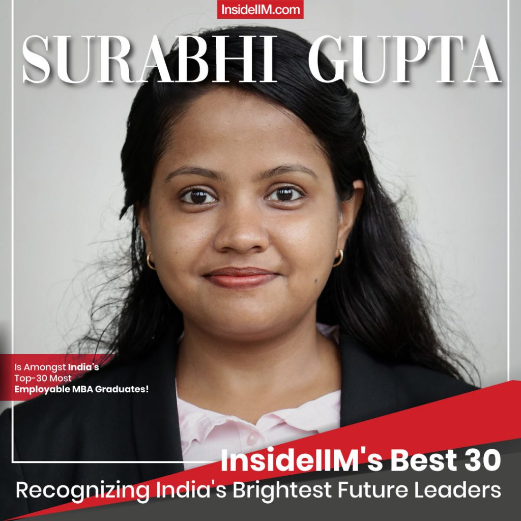 I Organized A Mock Placement Drive In My College - Surabhi Gupta, NITIE Mumbai, InsideIIM’s Best 30