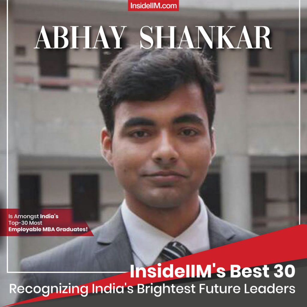 I Have Always Believed In Giving Back, Both Through Skills And Service, Ft. Abhay Shankar, IIM K