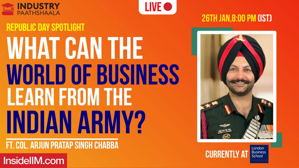 What Can The Business World Learn From The Indian Army? Ft. Col. Arjun Pratap Singh Chabba