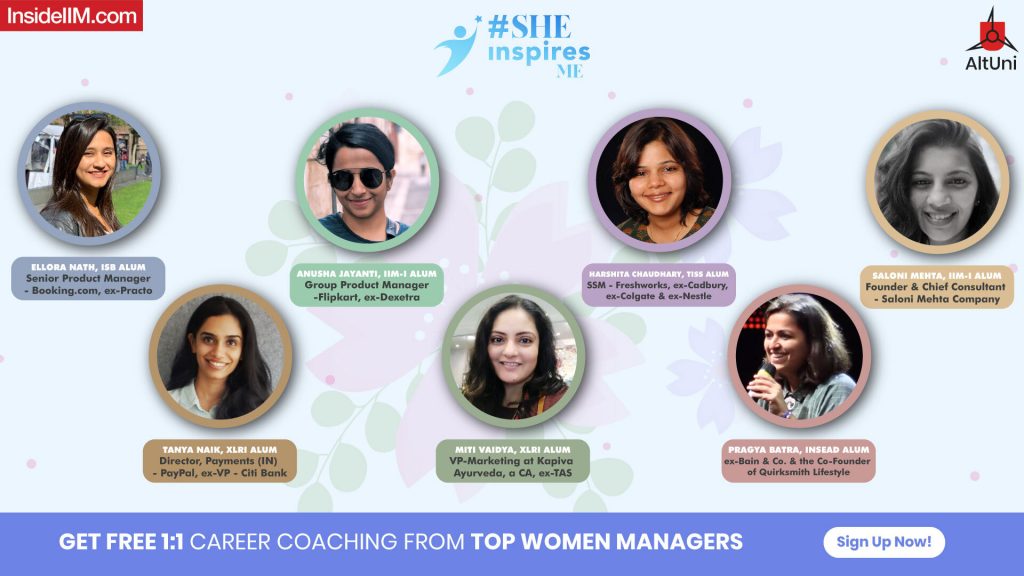 Meet Top Women Industry Leaders & Get Personalized Career Guidance | #SheInspiresMe