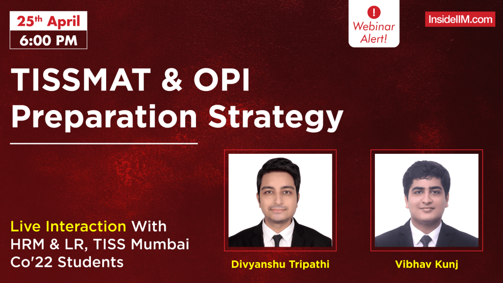 TISSMAT & OPI Preparation Strategy || HRM & LR, TISS Mumbai