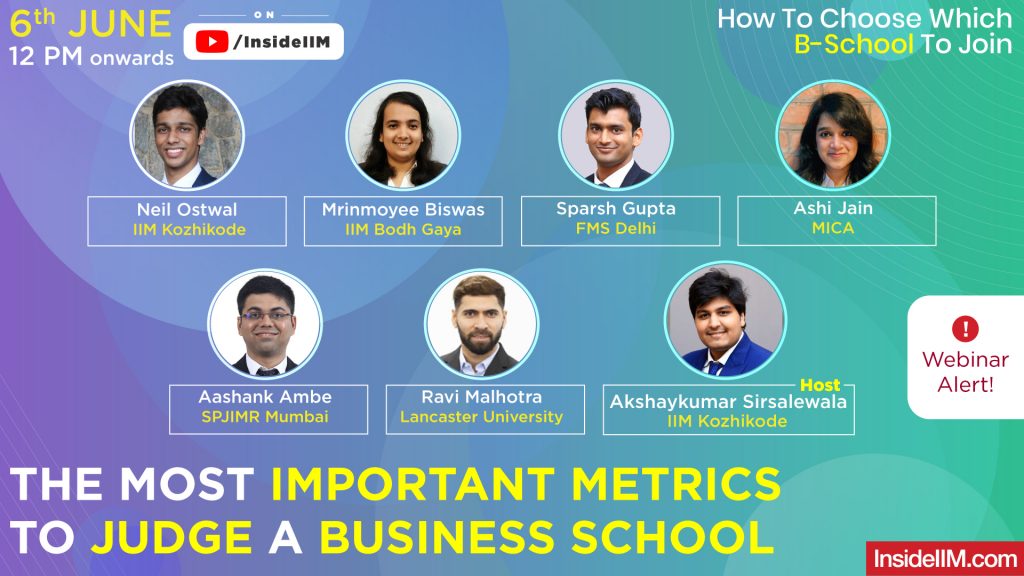 How To Choose Which B-School To Join | Important Metrics To Judge Business Schools