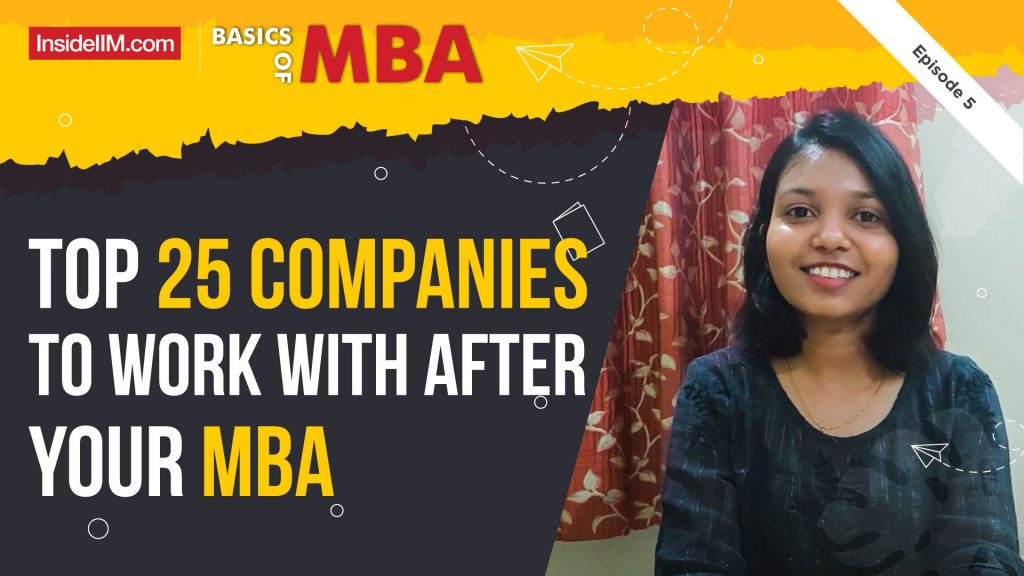 25 Dream Companies At Top Indian MBA Schools