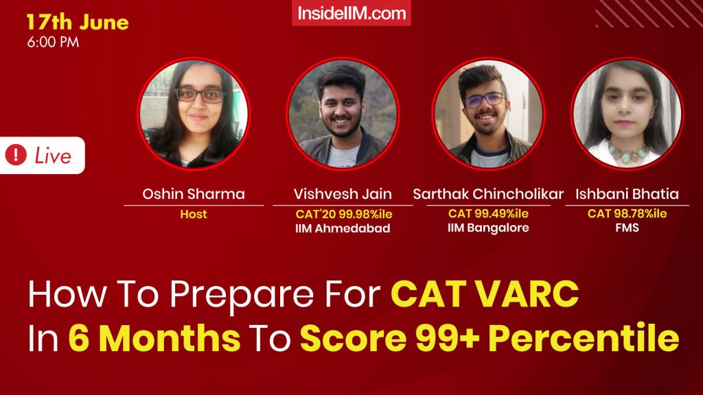 6 Month Strategy To Score 99+ Percentile On CAT VARC Irrespective Of Your English Skills