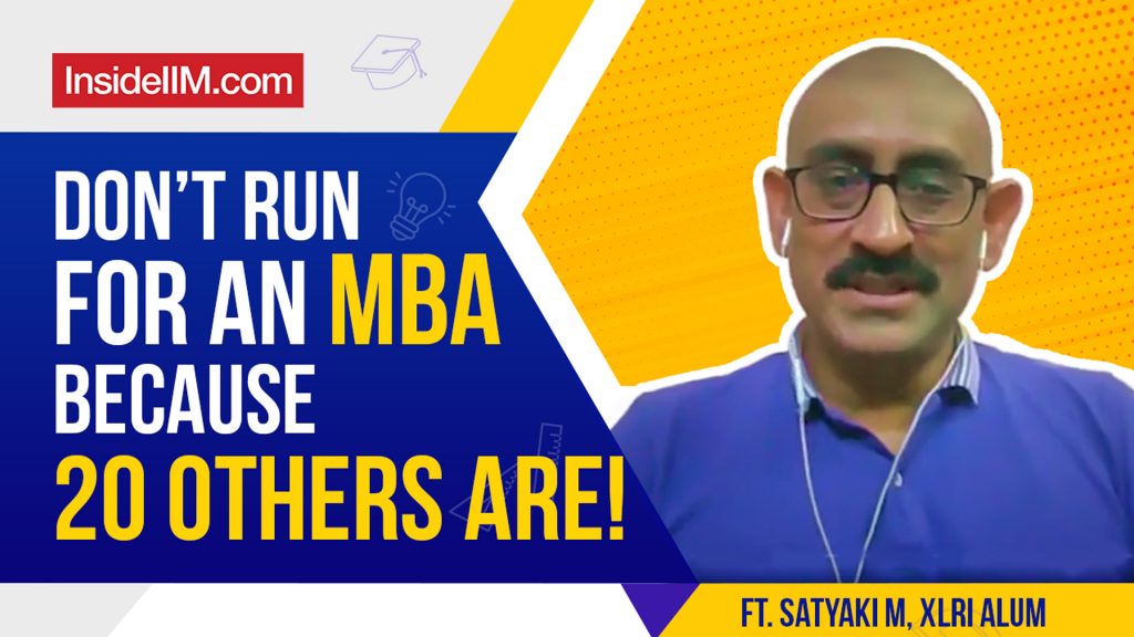 Use Your Instinct & Common Sense For Success | Journey To Being Accenture MD, Satyaki M, XLRI Alum