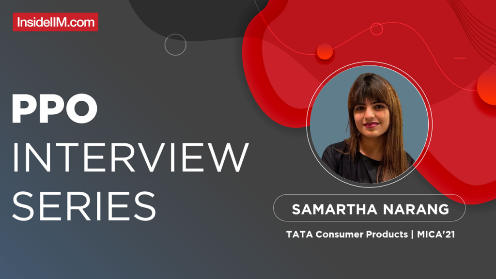 How I Bagged A PPO At Tata Consumer Products - Samartha Narang