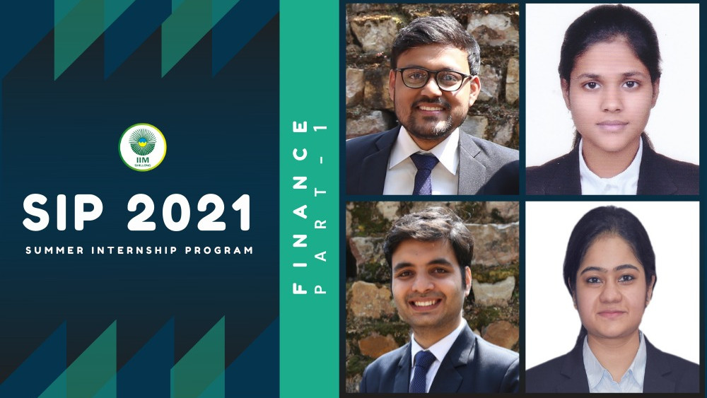 IIM Shillong Summer Internship Experiences Class Of 2022 Finance