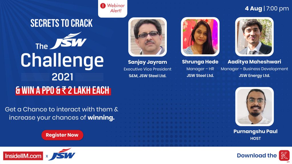Your Shortcut To A JSW PPO: Ask The Experts & Win The JSW Challenge & Rs. 2 Lakh Each