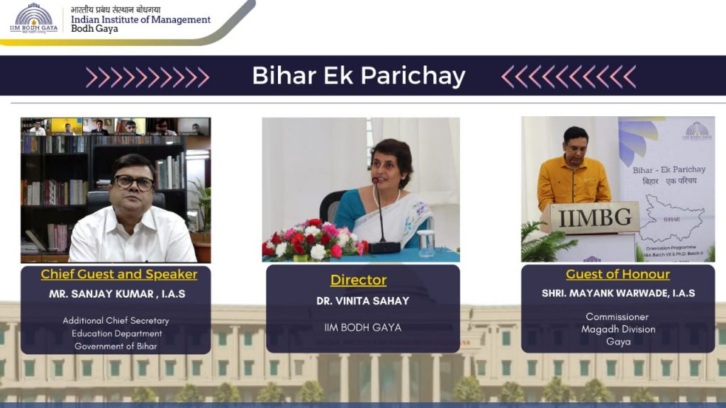 IIM Bodh Gaya At The Forefront To Re-Brand The Image Of Bihar