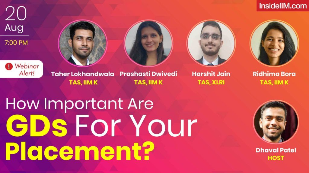 How Difficult Is It To Crack Online GDs For Placement Interviews? Ft. IIM K & XLRI Students