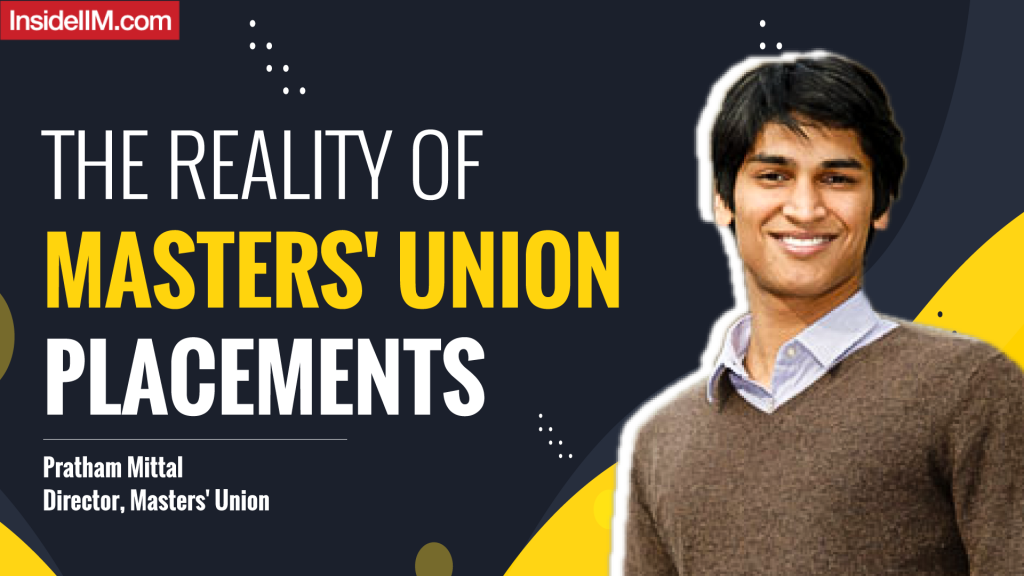 The Secret Of Masters' Union Rs. 29.12 Lakh Average Package