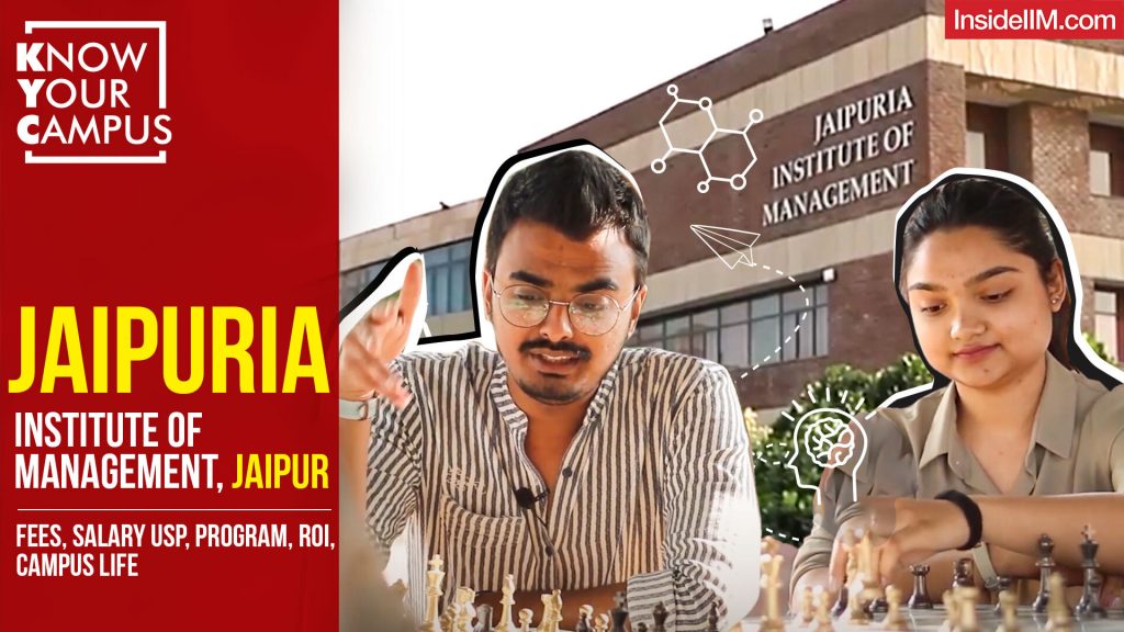 Jaipuria Institute of Management (Jaipur): Fees, Salary, USP, Programs, RoI, Campus Life | KYC