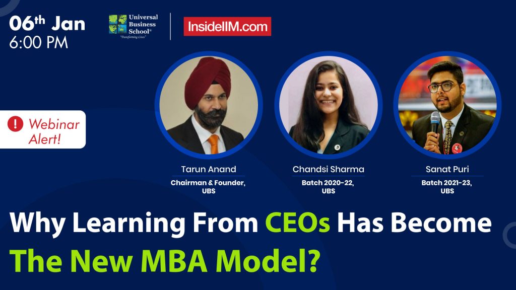 Why Learning From CEOs Has Become The New MBA Model?