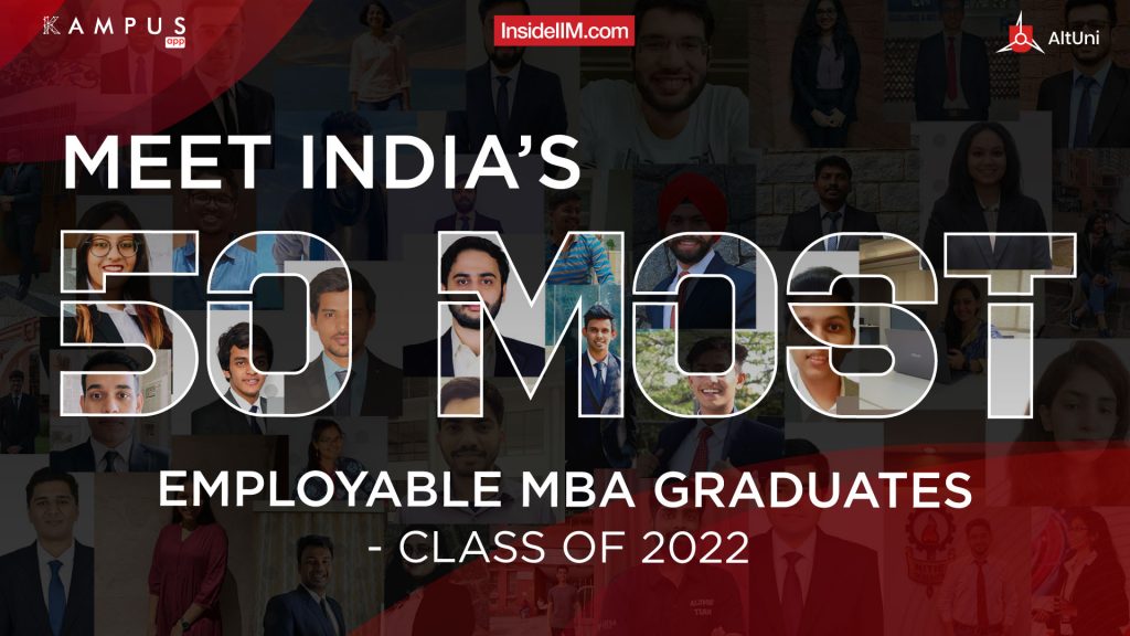 Meet InsideIIM’s Best 50 - The Most Employable Graduates of The Class of 2022