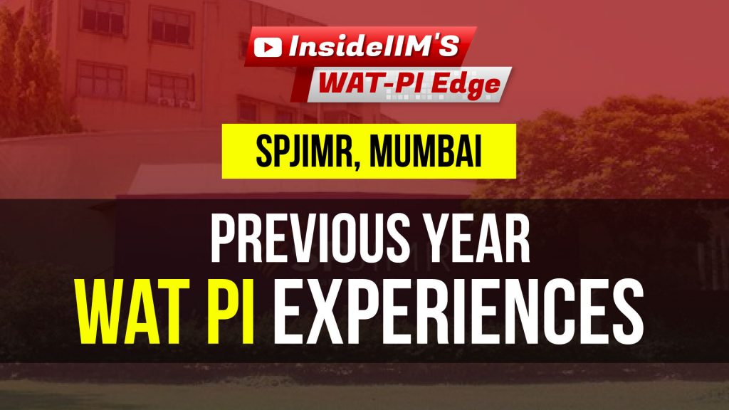 Check 25 SPJIMR Mumbai Group Interview Experiences