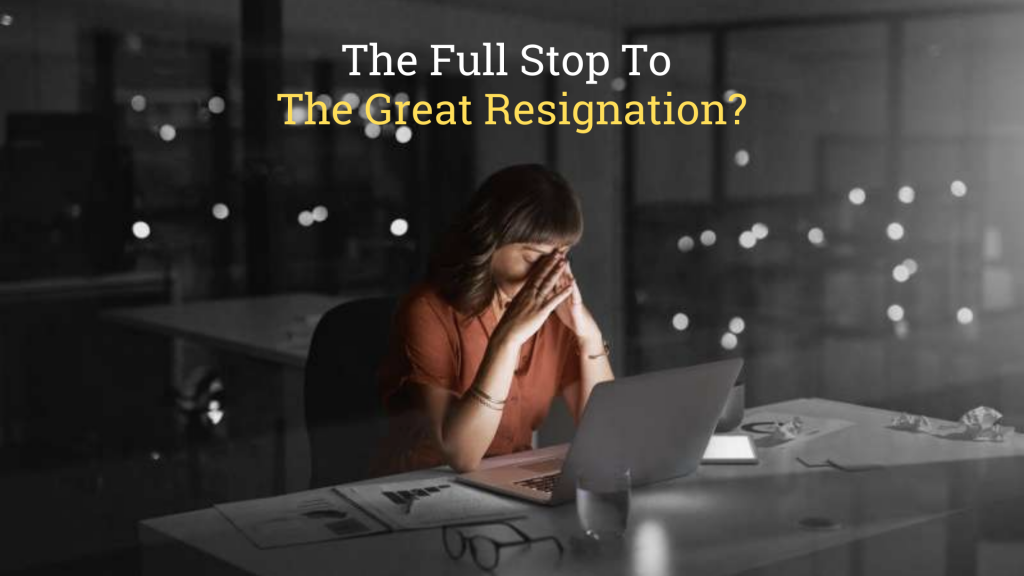 The One Thing That Can Stop The Great Resignation!