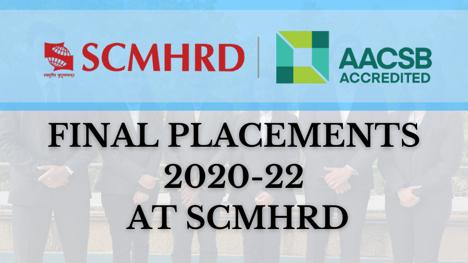 SCMHRD Final Placements 2022 - Highest International CTC At INR 61.5 LPA