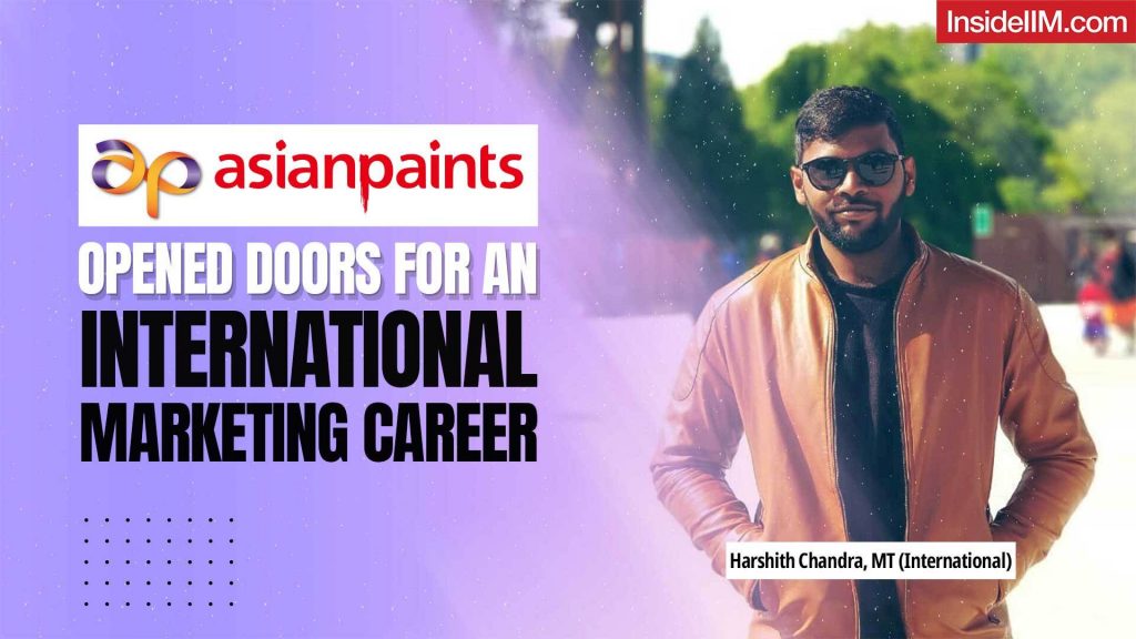 Can You Make A Mark Internationally Working With Asian Paints? Ft Harshith Chandra