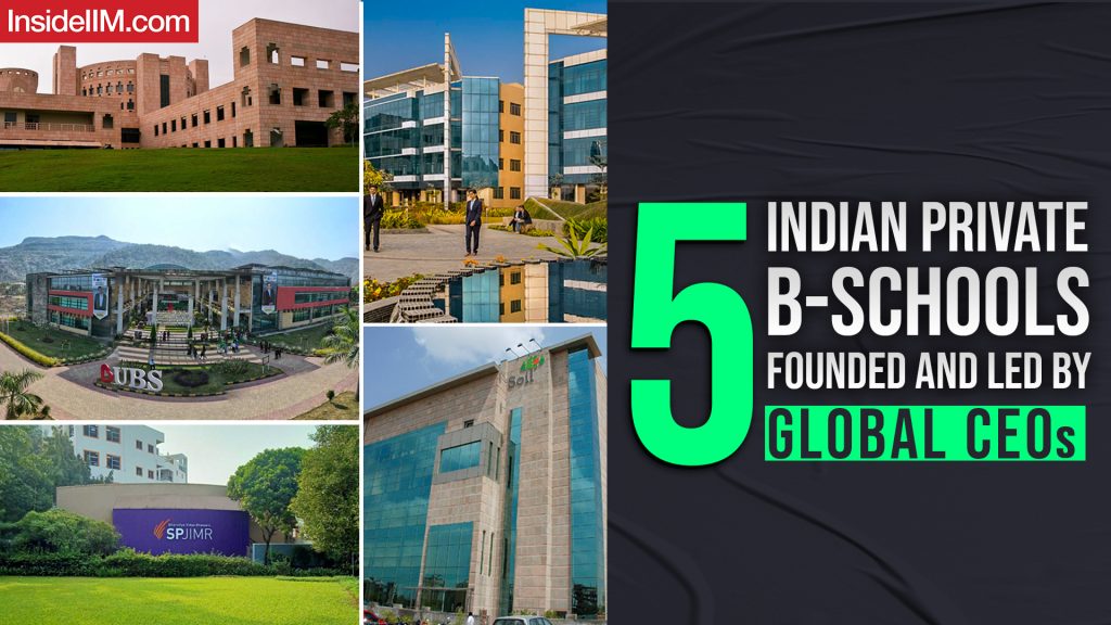 How These Indian Private B-Schools Are Trying To Change The Global Learning Curve