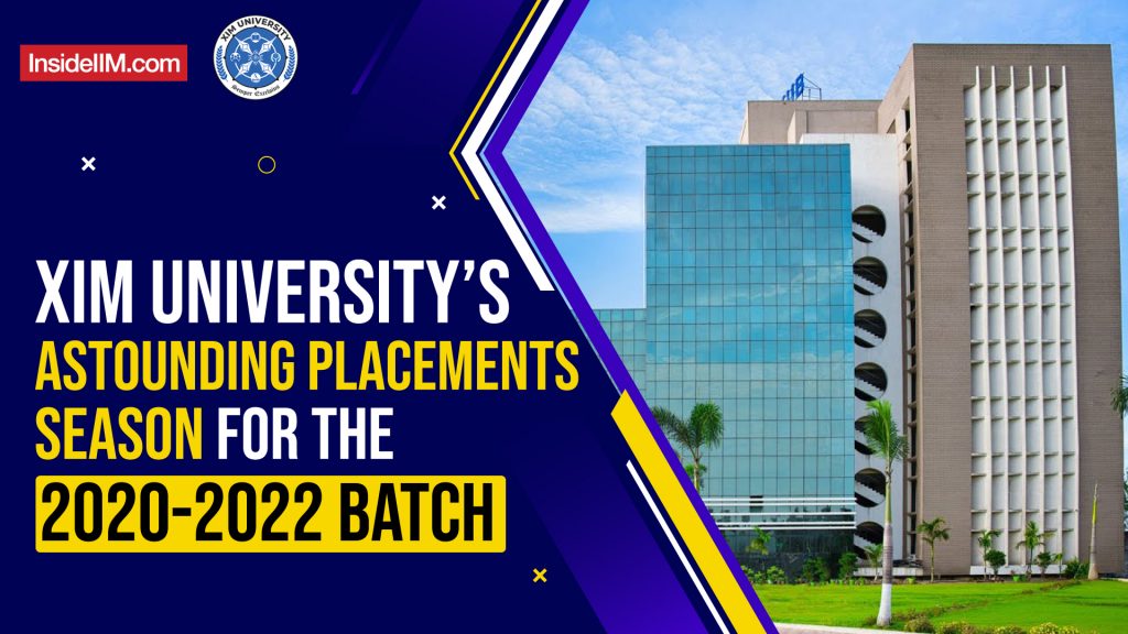 XIM University’s Astounding Placements Season For The 2020-2022 Batch