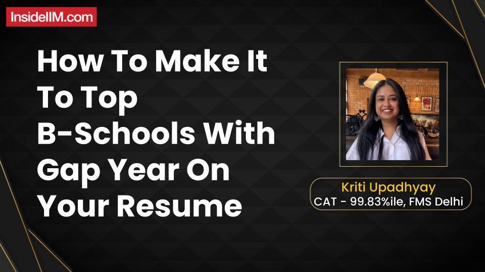 Is It Possible To Convert FMS and IIMs With 2.5 Years Gap?