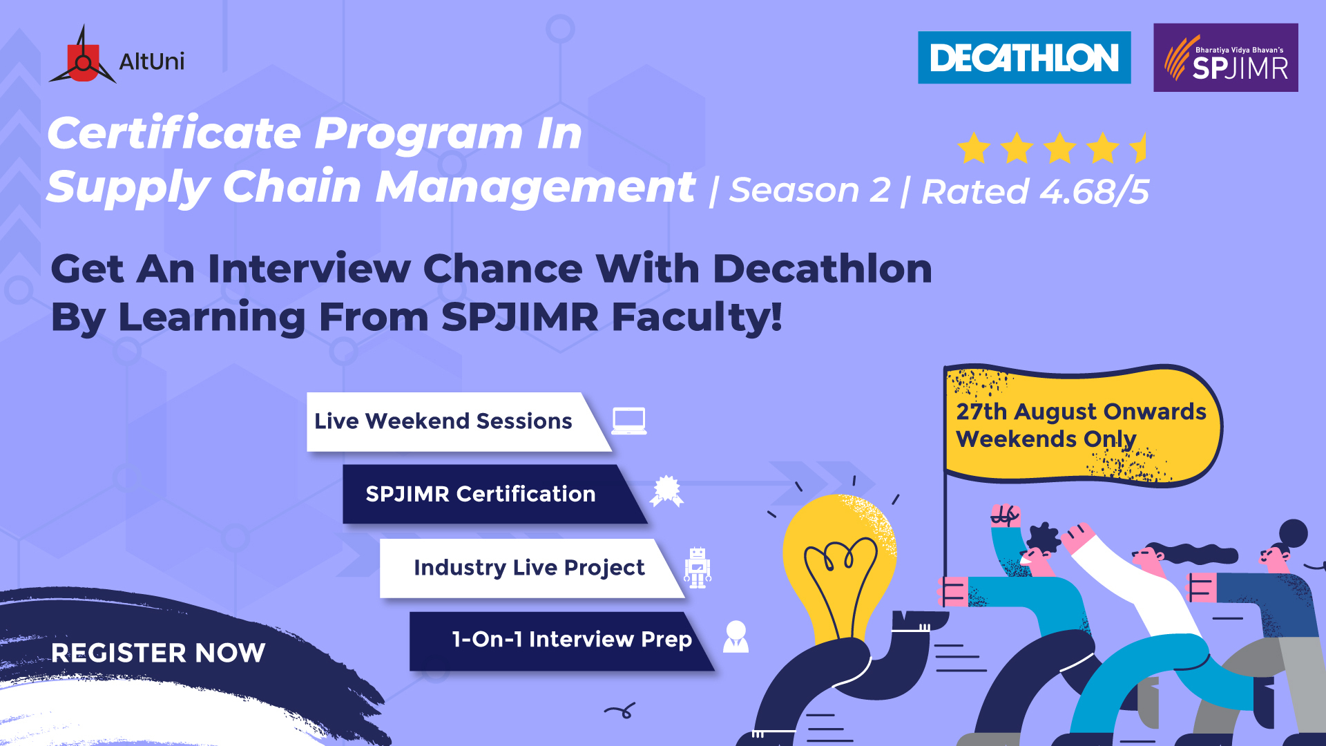 Certificate Program in Supply Chain Management with SPJIMR & Decathlon