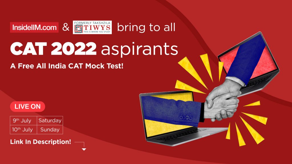 All India Open CAT 2022 Mock Test | In Association With TIWYS (Formerly Takshzila)