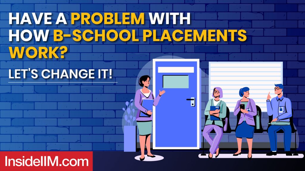 You Can Change How B-School Recruitment Takes Place