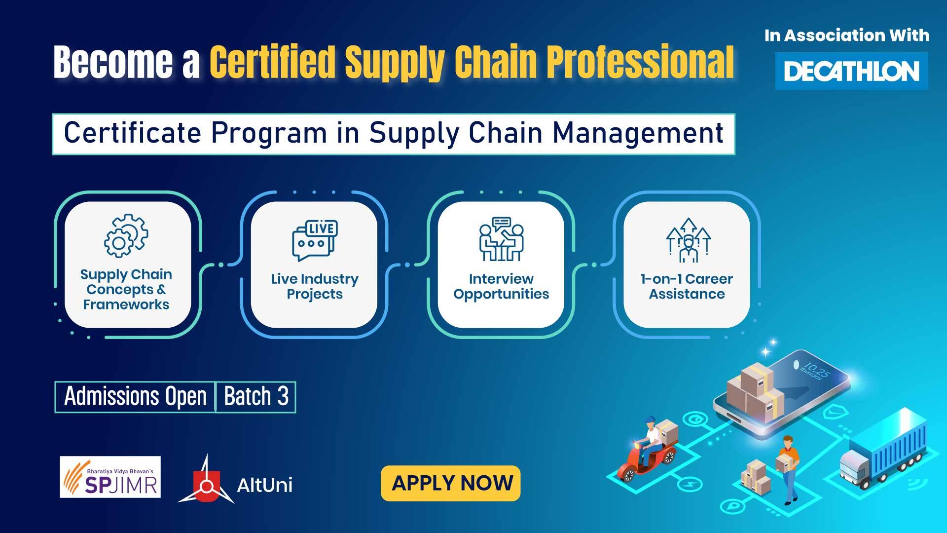 Certificate Program In Supply Chain Management | Season 3