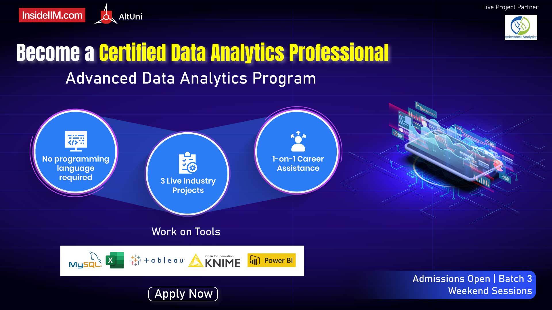 Advanced Data Analytics Program | Cohort 3