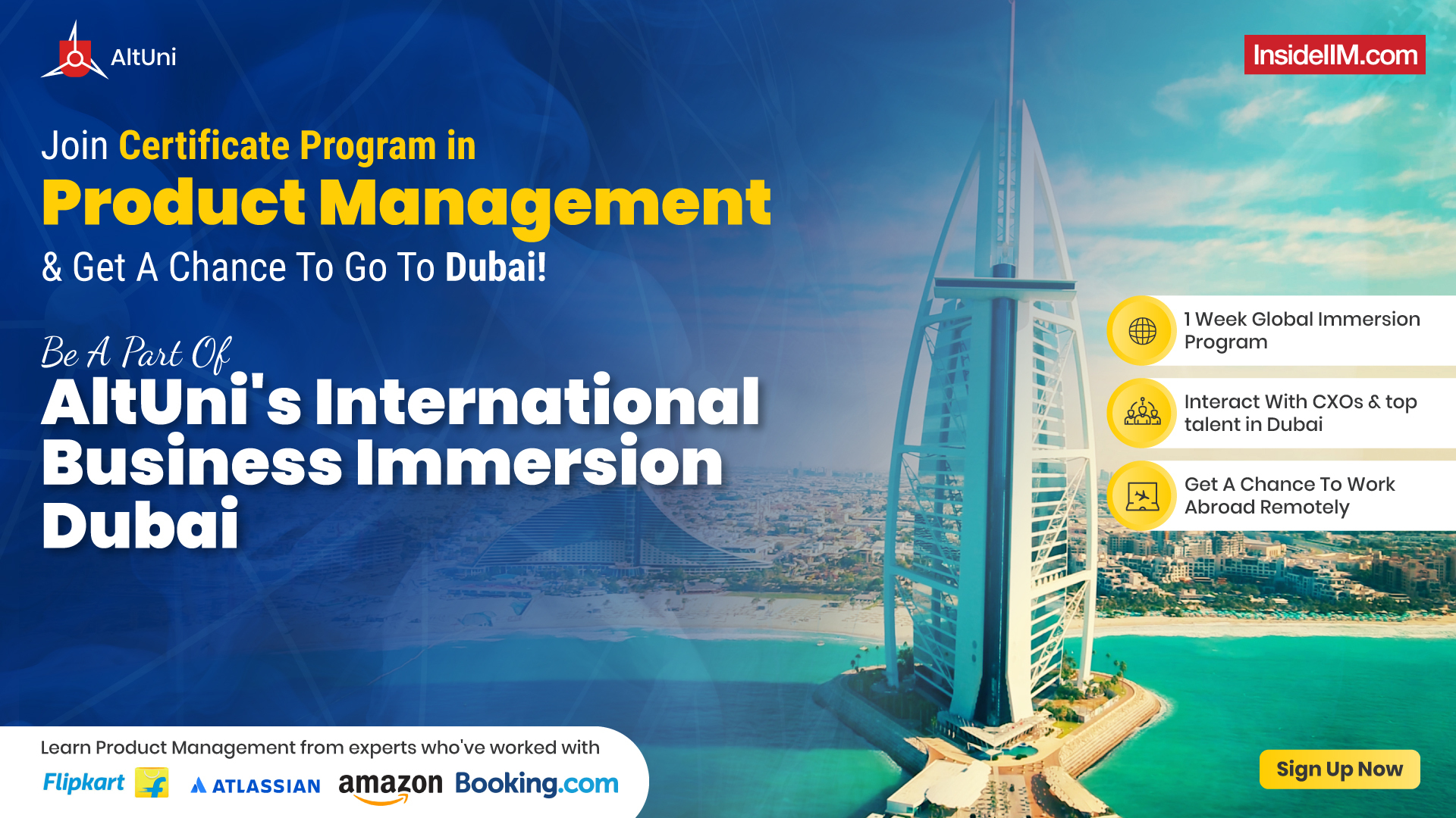 Join AltUni's Certificate Program In Product Management & Get A Chance To Go To Dubai | Check Details Here!