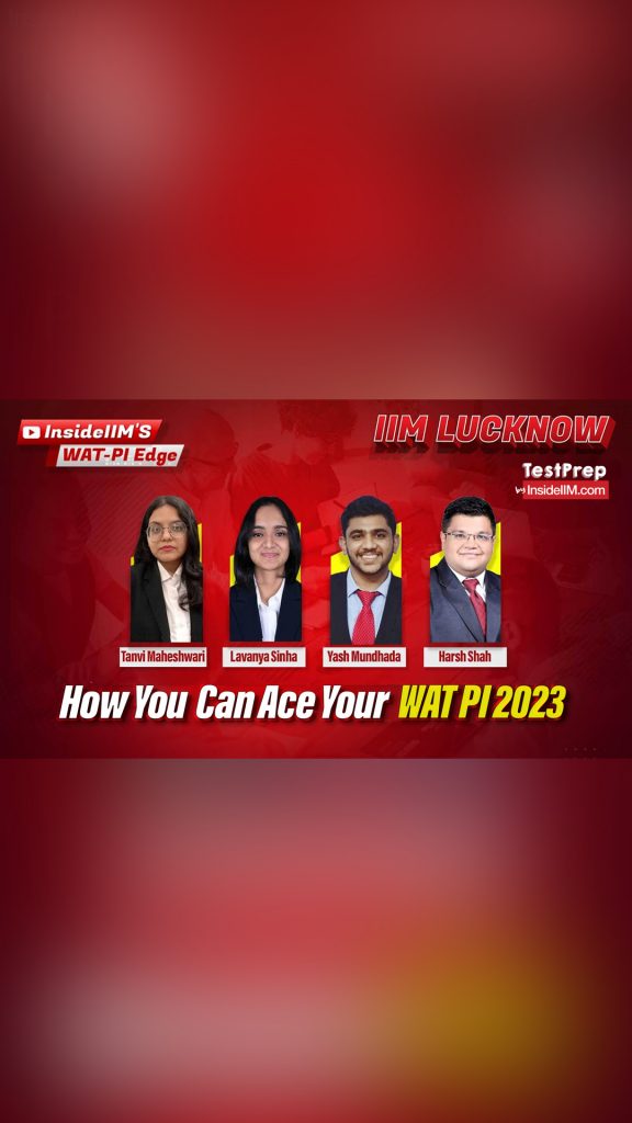 How To Prepare For IIM Lucknow Interviews | WAT-PI Tips By IIML Students