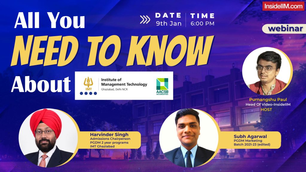 Google's Most Asked Question About IMT Ghaziabad | AMA with IMT G Admission Chair