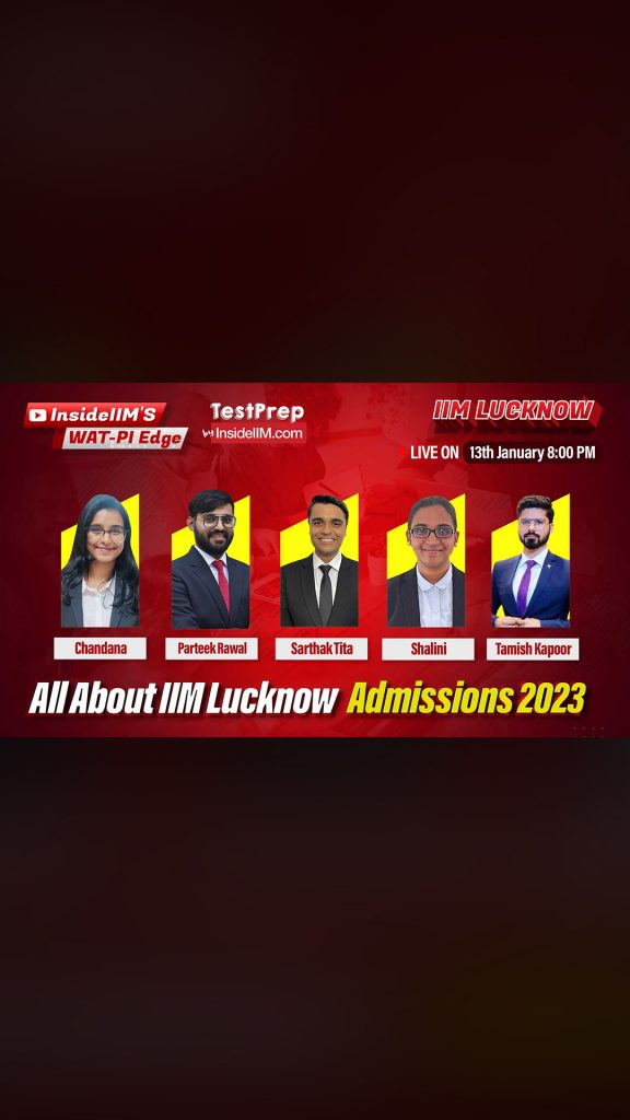 All About IIM Lucknow Admissions 2023 | WATPI Prep By IIM L Students