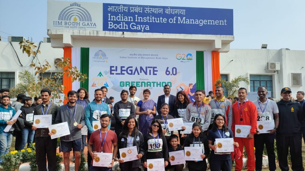IIM BODH GAYA Organized "Marathon" & “Blood Donation Camp” As The Pre-events Of ELEGANTE 6.0