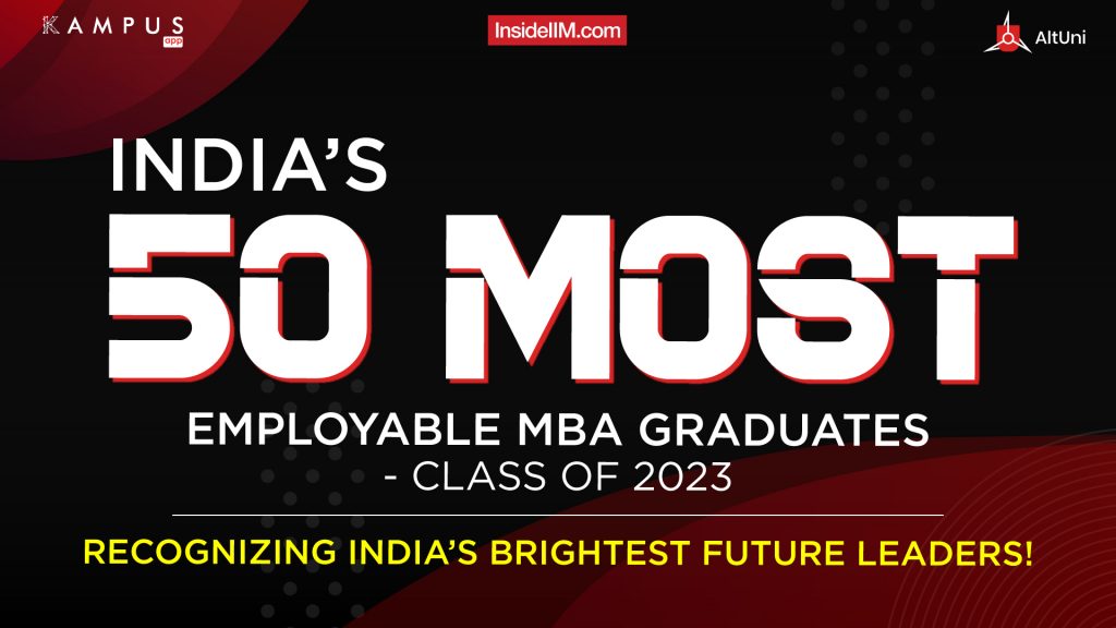 Aayushman Chakraborty, IIM Calcutta - India's Most Employable MBA Graduate, Co' 23