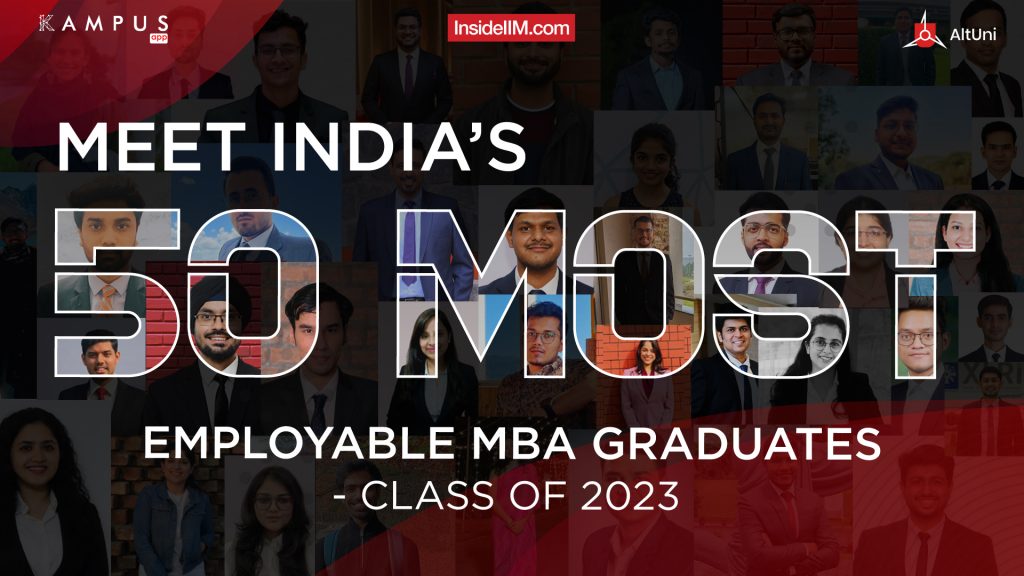 Meet InsideIIM’s Best 50 - The Most Employable Graduates of The Class of 2023