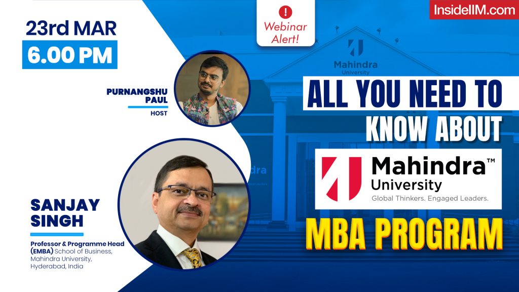 10 Things To Know Before Joining A New B-School, Ft. Sanjay Singh, Mahindra University