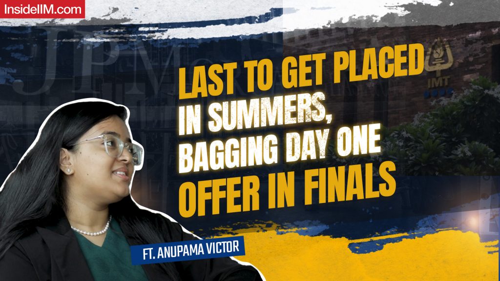 How This IMT Nagpur Alum Got Into JP Morgan Chase & Co. ft. Anupama Victor