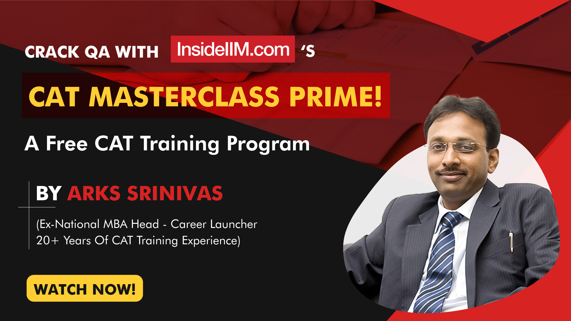 The Right Way To Prepare For The QA Section of CAT – Tips & Strategies By ARKS Srinivas