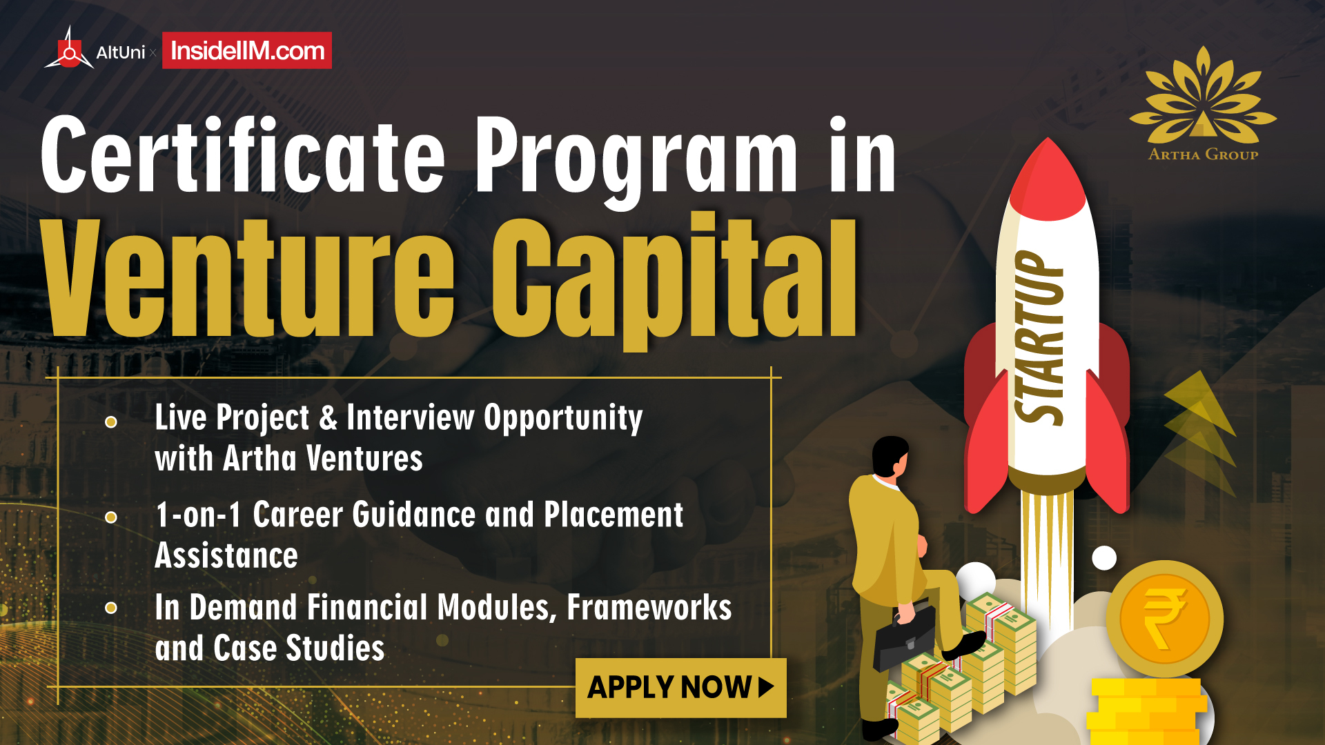AltUni's Certificate Program In Venture Capital